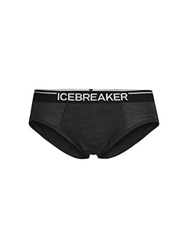 Icebreaker Herren Funktionsunterwäsche Anatomica Briefs, Jet Hthr/Black, XL von Icebreaker