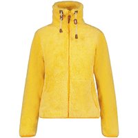 ICEPEAK Colony flauschige Fleecejacke Damen 437 - yellow L von icepeak