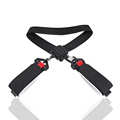 ieron Ski-Gurte, verstellbare Schultertrage, Griffgurte mit gepolstertem Verschluss, Bandschlaufe für einfaches Tragen von Skiern und Stöcken, Skigurte schwarz, 66 cm ieron Ski-Gurte, verstellbare Schultertrage, Griffgurte mit gepolstertem Verschluss, Bandschlaufe für einfaches Tragen von Skiern und Stöcken, Skigurte schwarz, 66 cm von Ieron