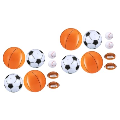 ifundom 16 STK Wasserball-Set Mini-Fußball Fußball aufblasbarer Ball Bälle für Kinderspielplätze Pool-Schwimmbälle Spielzeuge Sportbälle Simulation eines Wasserballs Fußballbälle PVC von ifundom