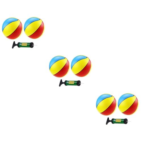 ifundom 3 Stück 2 Stück PVC Aufblasbarer Ball Entwässerungskorb Spielzeug Aufblasbare Bälle Für Kinder von ifundom