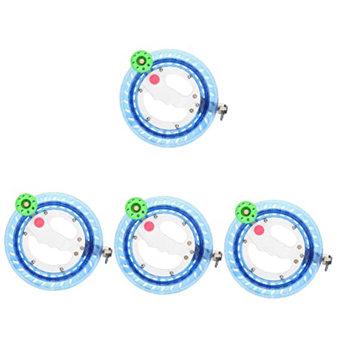 ifundom 4 Stück Umlenkrolle für Drachenleinen Drachenrollenwickler Tragbarer Drachenleinenwickler aufwickler Kite-Linienwickler Werkzeug Kinderversorgung Drachenrad Abs von ifundom