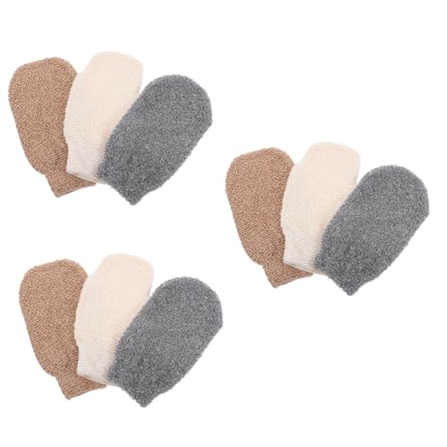 ifundom 9 STK Desander Sandhandschuh Abwischen Sand Abwischbare Handschuhe Strandhandschuhe Sand-wischhandschuh Sandentferner Für Strand Fausthandschuh Für Sand Bambusfaser von ifundom