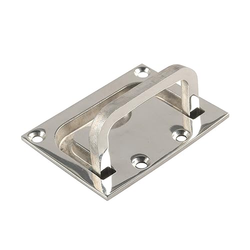 ihreesy Flush Hatch Locker, Edelstahl Bodenheber Einlassgriff Lukengriff Lukenheber Boot Luke Schließfächer Hatch Griff Ziehgriff mit Schrauben für Schiffe Yachten und Lagerschränke ihreesy Flush Hatch Locker, Edelstahl Bodenheber Einlassgriff Lukengriff Lukenheber Boot Luke Schließfächer Hatch Griff Ziehgriff mit Schrauben für Schiffe Yachten und Lagerschränke von ihreesy