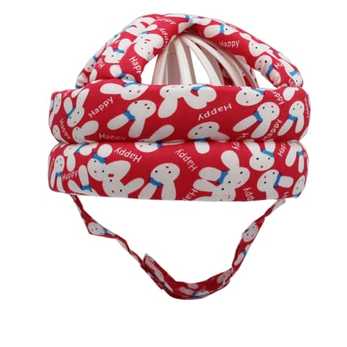 ihreesy Schutzkappe für Kinder,Verstellbarer Baby Schutzhelm Atmungsaktiv Baby Helm zum Krabbeln Anti-Kollision Kopfschutz Säugling Kleinkind Kinder Baumwolle Kopfschutzkappe von ihreesy