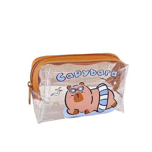 Niedliche Capybara-Münz-Aufbewahrung Tasche Transparente Münz-Geldbörsen Cartoon Schöne Brieftasche Klare Taschen von ikappy