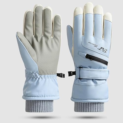 ikappy Ski Handschuhe wasserdicht gepolsterte verdickte Baumwolle Winter Touchscreen warm Wind dicht Outdoor Reiten Motorrad Sport für Männer Frauen von ikappy