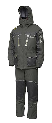 DAM Imax Epiq -40 Thermoanzug - isoliert wasserdicht Angeln Jacke & Lätzchen, Zip-In gesteppte Innenjacke für zusätzliche Wärme, ultimative kalten Wetterschutz, Winter Angelausrüstung M DAM Imax Epiq -40 Thermoanzug - isoliert wasserdicht Angeln Jacke & Lätzchen, Zip-In gesteppte Innenjacke für zusätzliche Wärme, ultimative kalten Wetterschutz, Winter Angelausrüstung M von imax