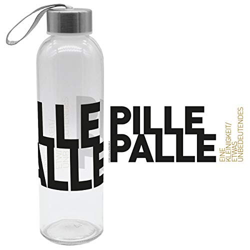 Trinkflasche Pillepalle Glas 500ml von infinite by GEDA LABELS (INFKH)
