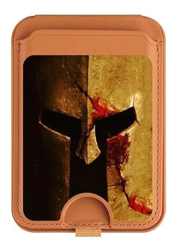 Warrior Spartan Helm Magnetischer Kartenhalter Ständer für iPhone 16 15 14 13 Pro Max, mehrfarbig von innovedesire