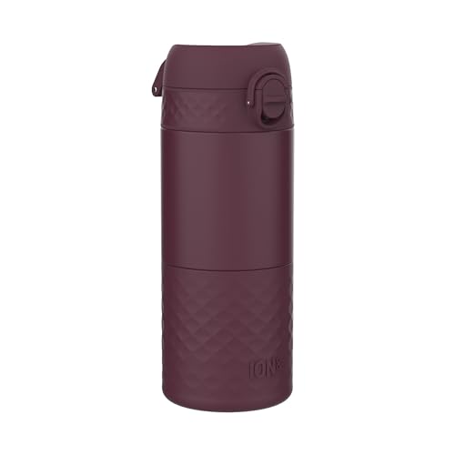 Ion8 Auslaufsicherer Isolierter Thermobecher, Dreifachverschluss, Hygienischer Deckel, Leicht zu Reinigen, Perfekt für unterwegs, Vakuumisolierter Edelstahl, Brombeere Farbe Ion8 Auslaufsicherer Isolierter Thermobecher, Dreifachverschluss, Hygienischer Deckel, Leicht zu Reinigen, Perfekt für unterwegs, Vakuumisolierter Edelstahl, Brombeere Farbe von ion8