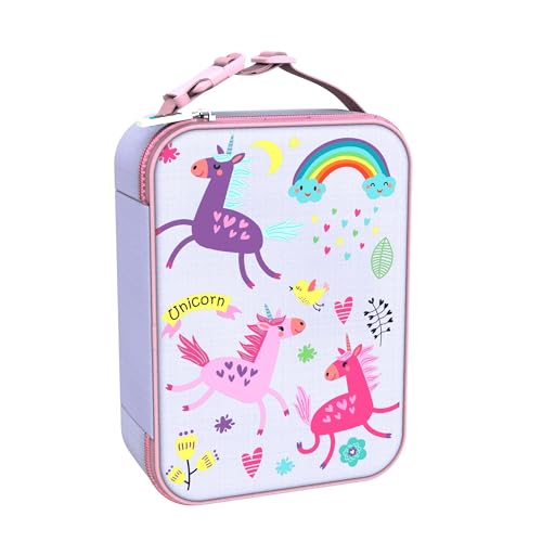 Ion8 Premium Lunch-Tasche, 3-Seitiger Reißverschluss, Flaschen-Netztasche, Namensschild, Lebensmittelechte Isolierung, Abwischbar, Waschmaschinenfest, Einhorner-Design, Polyester Ion8 Premium Lunch-Tasche, 3-Seitiger Reißverschluss, Flaschen-Netztasche, Namensschild, Lebensmittelechte Isolierung, Abwischbar, Waschmaschinenfest, Einhorner-Design, Polyester von ion8