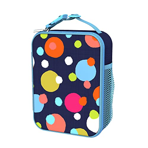 Ion8 Premium Lunch-Tasche, 3-Seitiger Reißverschluss, Flaschen-Netztasche, Namensschild, Lebensmittelechte Isolierung, Abwischbar, Waschmaschinenfest, Gepunktet-Design, Polyester Ion8 Premium Lunch-Tasche, 3-Seitiger Reißverschluss, Flaschen-Netztasche, Namensschild, Lebensmittelechte Isolierung, Abwischbar, Waschmaschinenfest, Gepunktet-Design, Polyester von ion8