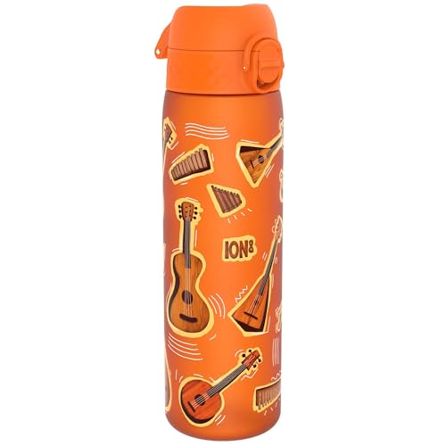 ION8 Trinkflasche, 500 ml, Auslaufsicher, Einhandöffnung, Sichere Verriegelung, Spülmaschinenfest, BPA-frei, Tragegriff, Klappdeckel, Leicht zu Reinigen, Klimaneutral, Musik Design ION8 Trinkflasche, 500 ml, Auslaufsicher, Einhandöffnung, Sichere Verriegelung, Spülmaschinenfest, BPA-frei, Tragegriff, Klappdeckel, Leicht zu Reinigen, Klimaneutral, Musik Design von ion8