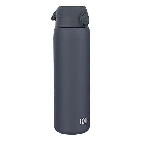 Ion8 Vakuumisolierte Edelstahl-Trinkflasche, 1 Liter, 920 ml, Auslaufsicher, Einhandöffnung, Sichere Verriegelung, Spülmaschinenfest, Tragegriff, Langlebig, Ideal für Sport und Yoga Ion8 Vakuumisolierte Edelstahl-Trinkflasche, 1 Liter, 920 ml, Auslaufsicher, Einhandöffnung, Sichere Verriegelung, Spülmaschinenfest, Tragegriff, Langlebig, Ideal für Sport und Yoga von ion8