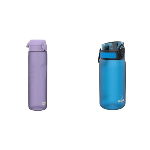 ion8 1 Liter Trinkflasche, 1000ml, Auslaufsicher, Einhandöffnung & Kinder Trinkflasche, 350ml, Auslaufsicher, Einhandöffnung ion8 1 Liter Trinkflasche, 1000ml, Auslaufsicher, Einhandöffnung & Kinder Trinkflasche, 350ml, Auslaufsicher, Einhandöffnung von ion8
