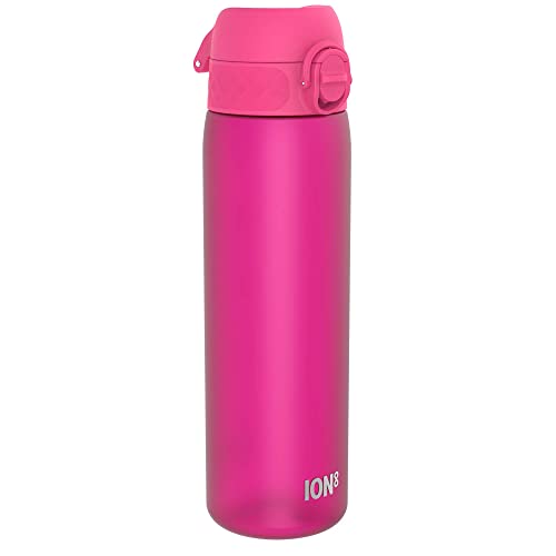 Ion8 Trinkflasche, 500 ml, Auslaufsicher, Einhandöffnung, Sichere Verriegelung, Spülmaschinenfest, BPA-frei, Tragegriff, Klappdeckel, Leicht zu Reinigen, Klimaneutral, Rosa Ion8 Trinkflasche, 500 ml, Auslaufsicher, Einhandöffnung, Sichere Verriegelung, Spülmaschinenfest, BPA-frei, Tragegriff, Klappdeckel, Leicht zu Reinigen, Klimaneutral, Rosa von ion8