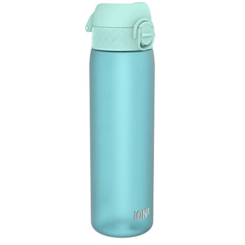 Ion8 Trinkflasche, 500 ml, Auslaufsicher, Einhandöffnung, Sichere Verriegelung, Spülmaschinenfest, BPA-frei, Tragegriff, Klappdeckel, Leicht zu Reinigen, Klimaneutral, Schallblau Ion8 Trinkflasche, 500 ml, Auslaufsicher, Einhandöffnung, Sichere Verriegelung, Spülmaschinenfest, BPA-frei, Tragegriff, Klappdeckel, Leicht zu Reinigen, Klimaneutral, Schallblau von ion8