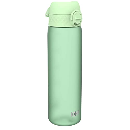 Ion8 Trinkflasche, 500 ml, Auslaufsicher, Einhandöffnung, Sichere Verriegelung, Spülmaschinenfest, BPA-frei, Tragegriff, Klappdeckel, Leicht zu Reinigen, Klimaneutral, Surfgrün Ion8 Trinkflasche, 500 ml, Auslaufsicher, Einhandöffnung, Sichere Verriegelung, Spülmaschinenfest, BPA-frei, Tragegriff, Klappdeckel, Leicht zu Reinigen, Klimaneutral, Surfgrün von ion8