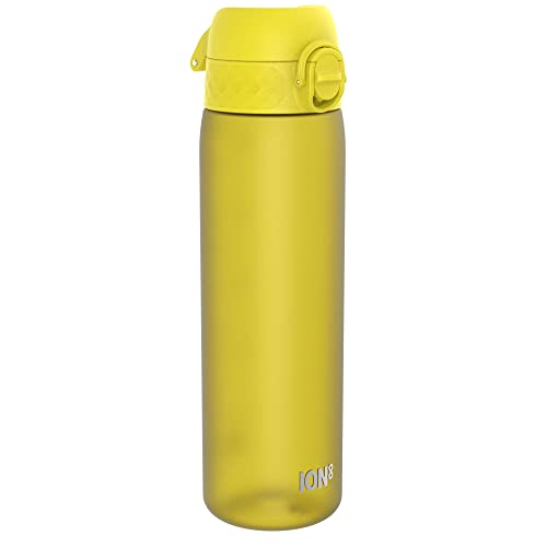 Ion8 Trinkflasche, 500 ml, Auslaufsicher, Einhandöffnung, Sichere Verriegelung, Spülmaschinenfest, BPA-frei, Tragegriff, Klappdeckel, Leicht zu Reinigen, Klimaneutral, Gelb Ion8 Trinkflasche, 500 ml, Auslaufsicher, Einhandöffnung, Sichere Verriegelung, Spülmaschinenfest, BPA-frei, Tragegriff, Klappdeckel, Leicht zu Reinigen, Klimaneutral, Gelb von ion8