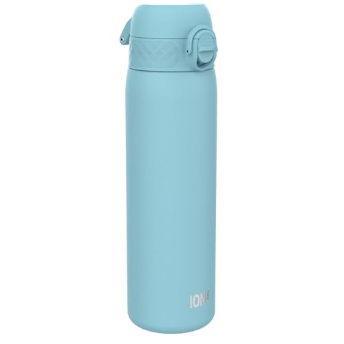 Ion8 Stahl-Trinkflasche, 600 ml, Auslaufsicher, Einhandöffnung, Sichere Verriegelung, Spülmaschinenfest, Klappdeckel, Tragegriff, Leicht zu Reinigen, Langlebig & Kratzfest, Alaskan Blau Ion8 Stahl-Trinkflasche, 600 ml, Auslaufsicher, Einhandöffnung, Sichere Verriegelung, Spülmaschinenfest, Klappdeckel, Tragegriff, Leicht zu Reinigen, Langlebig & Kratzfest, Alaskan Blau von ion8