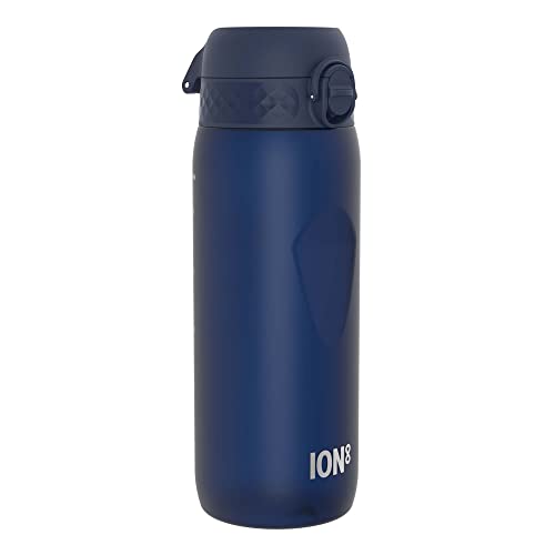 Ion8 Trinkflasche, 750ml, Auslaufsicher, Einhandöffnung, Sichere Verriegelung, Spülmaschinenfest, BPA-frei, Tragegriff, Klappdeckel, Handgeformter Griff, Leicht zu Reinigen, Klimaneutral, Marineblau Ion8 Trinkflasche, 750ml, Auslaufsicher, Einhandöffnung, Sichere Verriegelung, Spülmaschinenfest, BPA-frei, Tragegriff, Klappdeckel, Handgeformter Griff, Leicht zu Reinigen, Klimaneutral, Marineblau von ion8