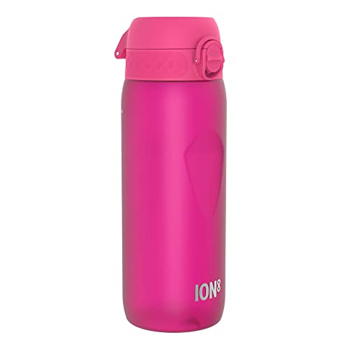 Ion8 Trinkflasche, 750ml, Auslaufsicher, Einhandöffnung, Sichere Verriegelung, Spülmaschinenfest, BPA-frei, Tragegriff, Klappdeckel, Handgeformter Griff, Leicht zu Reinigen, Klimaneutral, Rosa Ion8 Trinkflasche, 750ml, Auslaufsicher, Einhandöffnung, Sichere Verriegelung, Spülmaschinenfest, BPA-frei, Tragegriff, Klappdeckel, Handgeformter Griff, Leicht zu Reinigen, Klimaneutral, Rosa von ion8