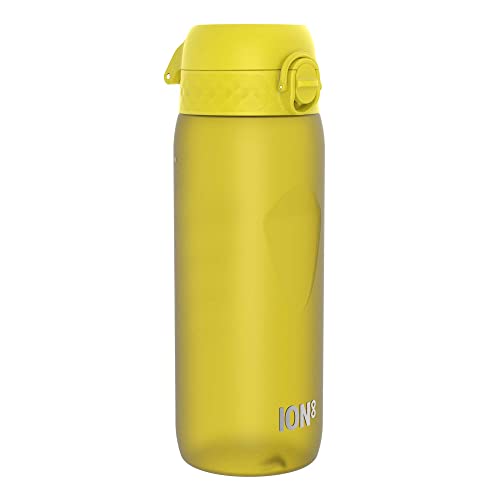 Ion8 Trinkflasche, 750ml, Auslaufsicher, Einhandöffnung, Sichere Verriegelung, Spülmaschinenfest, BPA-frei, Tragegriff, Klappdeckel, Handgeformter Griff, Leicht zu Reinigen, Klimaneutral, Gelb Ion8 Trinkflasche, 750ml, Auslaufsicher, Einhandöffnung, Sichere Verriegelung, Spülmaschinenfest, BPA-frei, Tragegriff, Klappdeckel, Handgeformter Griff, Leicht zu Reinigen, Klimaneutral, Gelb von ion8