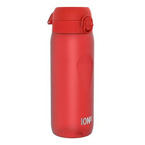 Ion8 Trinkflasche, 750ml, Auslaufsicher, Einhandöffnung, Sichere Verriegelung, Spülmaschinenfest, BPA-frei, Tragegriff, Klappdeckel, Handgeformter Griff, Leicht zu Reinigen, Klimaneutral, Rot Ion8 Trinkflasche, 750ml, Auslaufsicher, Einhandöffnung, Sichere Verriegelung, Spülmaschinenfest, BPA-frei, Tragegriff, Klappdeckel, Handgeformter Griff, Leicht zu Reinigen, Klimaneutral, Rot von ion8