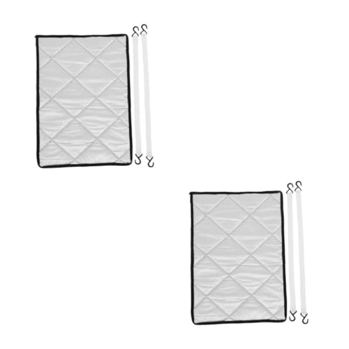 iplusmile 2 Sätze Hitzeschild der Mitnahmebox Isolierte Lebensmittelbox Thermotasche Thermodecke Isoliertaschen für den Lebensmitteltransport thermische Lebensmitteltasche Polyester Silver von iplusmile