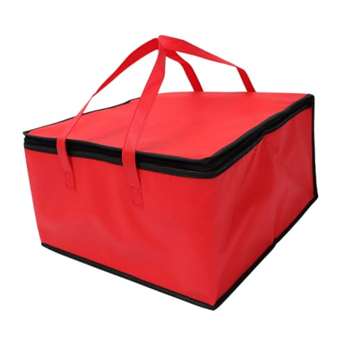 iplusmile Pizza-kühltasche Thermobeutel Catering-Tasche Für Lebensmittellieferungen Heiße Tasche Für Die Von Lebensmitteln Heiße Speisenträger Für Den Transport Vlies Rot iplusmile Pizza-kühltasche Thermobeutel Catering-Tasche Für Lebensmittellieferungen Heiße Tasche Für Die Von Lebensmitteln Heiße Speisenträger Für Den Transport Vlies Rot von iplusmile