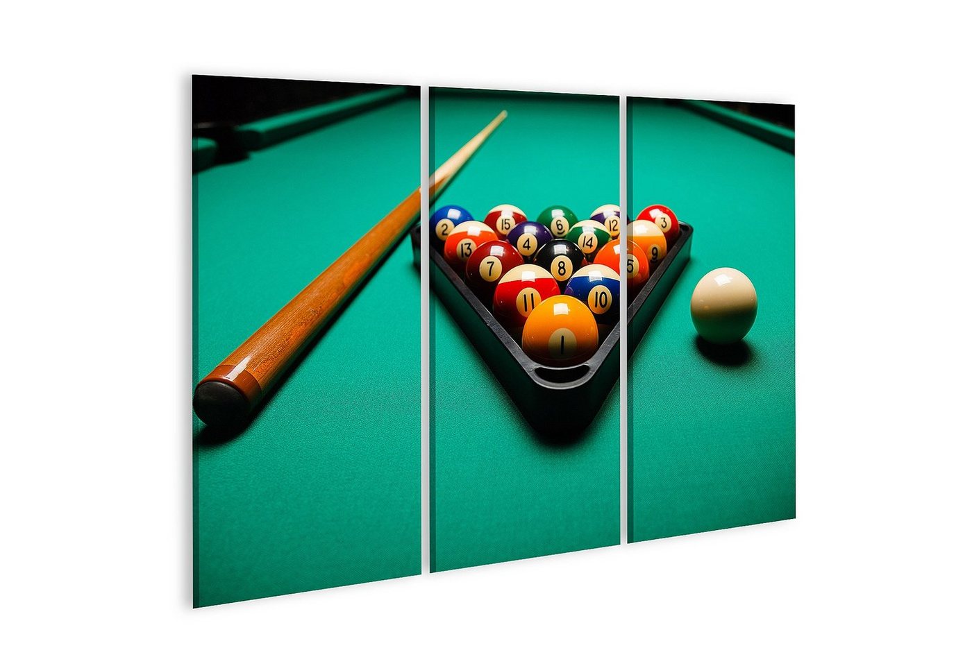 islandburner Leinwandbild Bild auf Leinwand Billard Kugeln auf Einem Billardtisch Wandbild Lein islandburner Leinwandbild Bild auf Leinwand Billard Kugeln auf Einem Billardtisch Wandbild Lein von islandburner