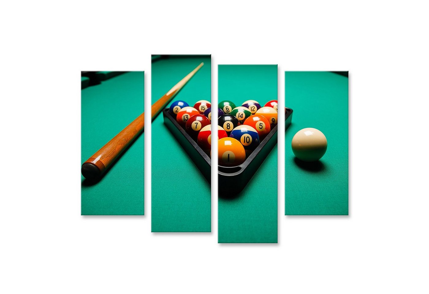 islandburner Leinwandbild Bild auf Leinwand Billard Kugeln auf Einem Billardtisch Wandbild Lein islandburner Leinwandbild Bild auf Leinwand Billard Kugeln auf Einem Billardtisch Wandbild Lein von islandburner