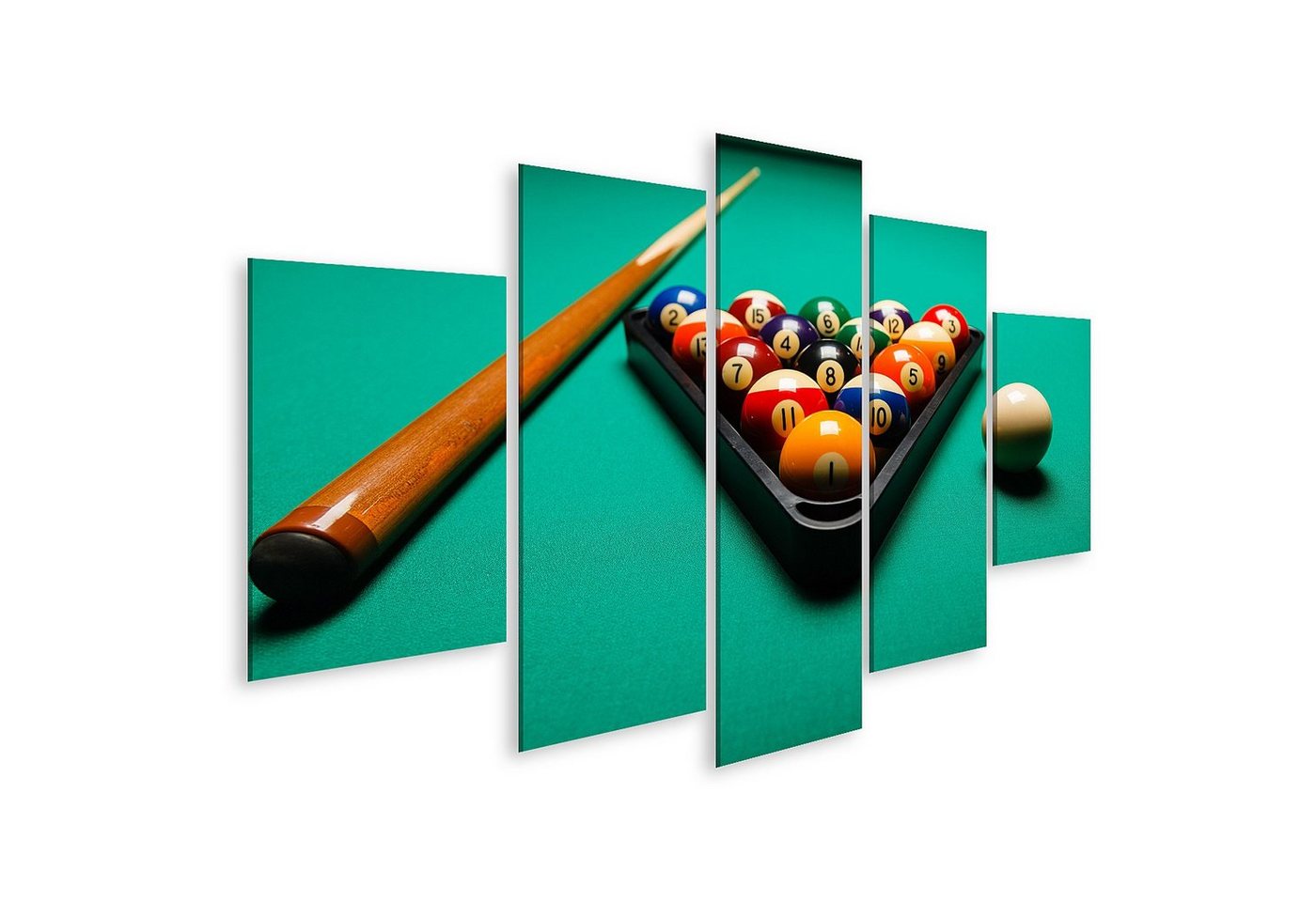 islandburner Leinwandbild Bild auf Leinwand Billard Kugeln auf Einem Billardtisch Wandbild Lein islandburner Leinwandbild Bild auf Leinwand Billard Kugeln auf Einem Billardtisch Wandbild Lein von islandburner