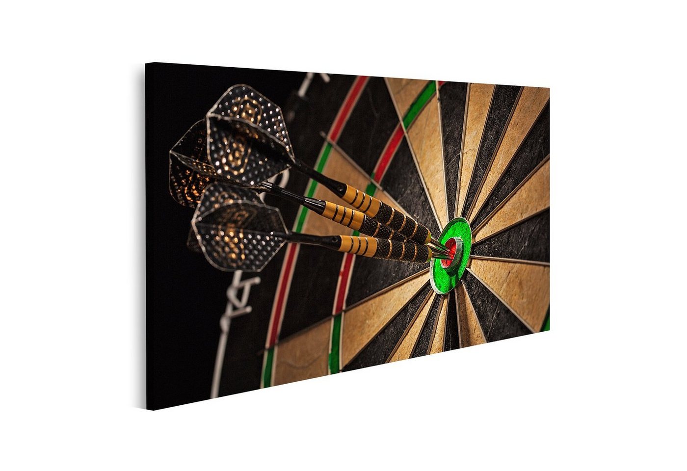 islandburner Leinwandbild Bild auf Leinwand Drei Darts Bull S Eye Dartscheibe Wandbild Poster Ku islandburner Leinwandbild Bild auf Leinwand Drei Darts Bull S Eye Dartscheibe Wandbild Poster Ku von islandburner
