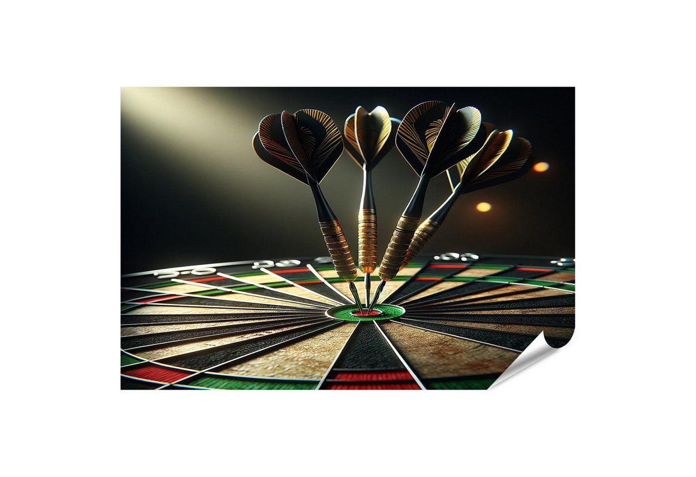 islandburner Poster Traditionelle Dartscheibe drei Darts im Bullseye schwarze Sc Bilder islandburner Poster Traditionelle Dartscheibe drei Darts im Bullseye schwarze Sc Bilder von islandburner