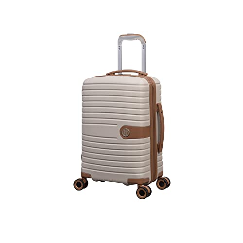 it luggage Encompass 53,3 cm Hardside Handgepäck, 8 Räder, erweiterbarer Spinner, cremefarben, 21", Encompass 53,3 cm (21 Zoll) Hartschalen-Handgepäck mit 8 Rädern, erweiterbar von it luggage
