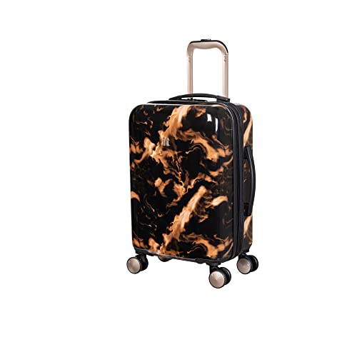it luggage Sheen 55,9 cm Hardside Carry on 8 Wheel Erweiterbarer Spinner, Türkis, 22", Sheen 55,9 cm Hartschalen-Handgepäck mit 8 Rädern, erweiterbar von it luggage