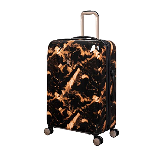 it luggage Sheen 71,1 cm Hardside Checked 8 Wheel Expandable Spinner, Türkis, 27", Sheen 71,1 cm Hartschalen-Karo, 8 Räder, erweiterbarer Spinner von it luggage