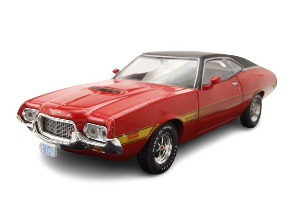 ixo Models Modellauto Ford Gran Torino Sport 1972 rot schwarz, Maßstab 1:43 von ixo Models