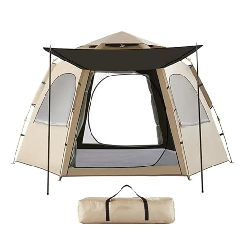 jamgeery Camping-Pop-Up-Zelt,Camping-Pop-Up-Zelt, Automatisches wasserdichtes Kuppelzelt für 5–8 Personen, Atmungsaktive, sofort aufbaubare tragbare Zelte für Outdoor-Camping, Strand, Reiseabenteuer von jamgeery