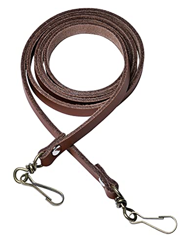 Januel – Riemen für Jagdhorn – Riemen für Jagdhorn – Länge 120 cm – Karabinerhaken mit Wirbel – Naturleder Vollblume – Braun Januel – Riemen für Jagdhorn – Riemen für Jagdhorn – Länge 120 cm – Karabinerhaken mit Wirbel – Naturleder Vollblume – Braun von januel