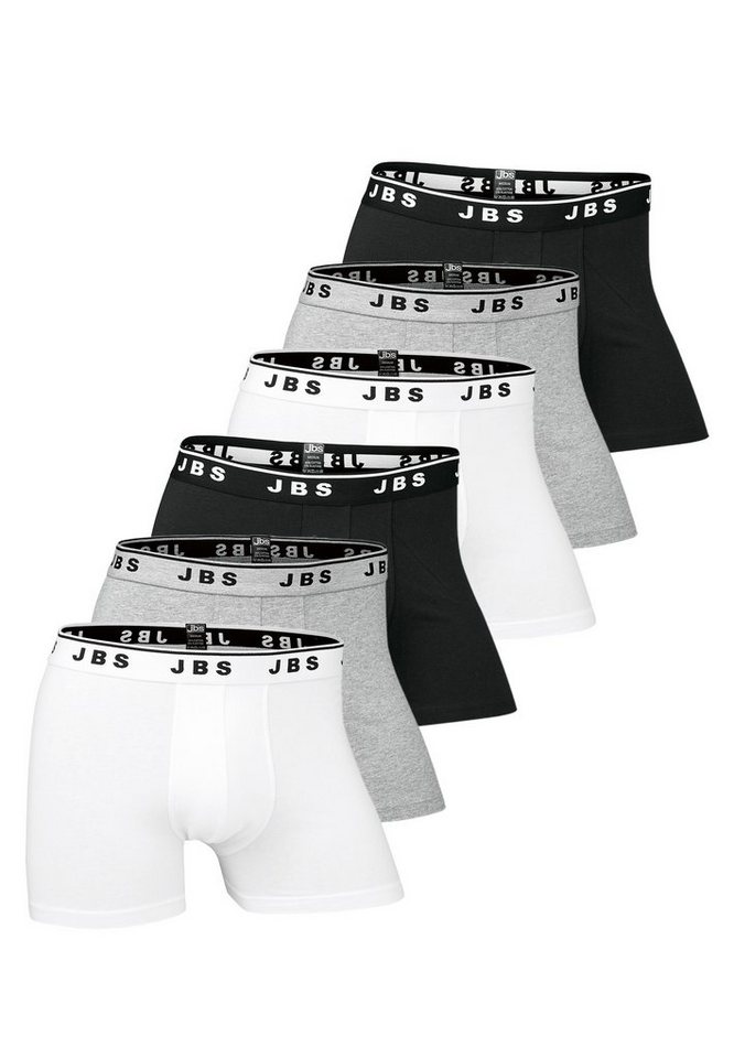 jbs Retro Boxer 6er Pack Organic Cotton (Spar-Set, 6-St) Long Short / Pant - Baumwolle - Ohne Eingriff - Atmungsaktiv von jbs