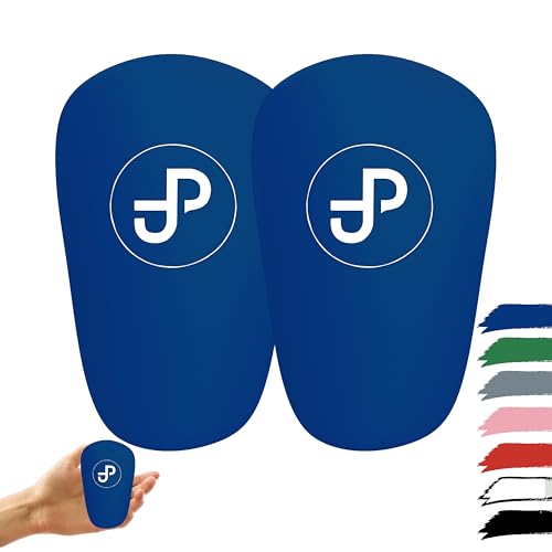 JDP Mini Schienbeinschoner, extra kleine Schienbeinschoner Fußball Herren, Anti-Rutsch Mini Schienbeinschoner Kinder Fussball, Schienbeinschoner klein, Schienbeinschoner für Fußball 10x6 cm, blau JDP Mini Schienbeinschoner, extra kleine Schienbeinschoner Fußball Herren, Anti-Rutsch Mini Schienbeinschoner Kinder Fussball, Schienbeinschoner klein, Schienbeinschoner für Fußball 10x6 cm, blau von jdp