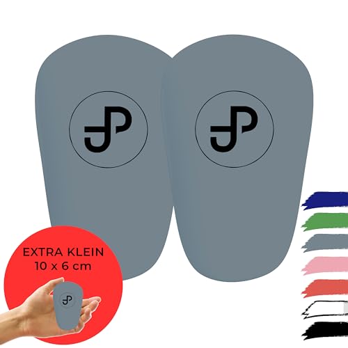 JDP Mini Schienbeinschoner, extra kleine Schienbeinschoner Fußball Herren, Anti-Rutsch Mini Schienbeinschoner Kinder Fussball, Schienbeinschoner klein, Schienbeinschoner für Fußball 10x6 cm, grau JDP Mini Schienbeinschoner, extra kleine Schienbeinschoner Fußball Herren, Anti-Rutsch Mini Schienbeinschoner Kinder Fussball, Schienbeinschoner klein, Schienbeinschoner für Fußball 10x6 cm, grau von jdp