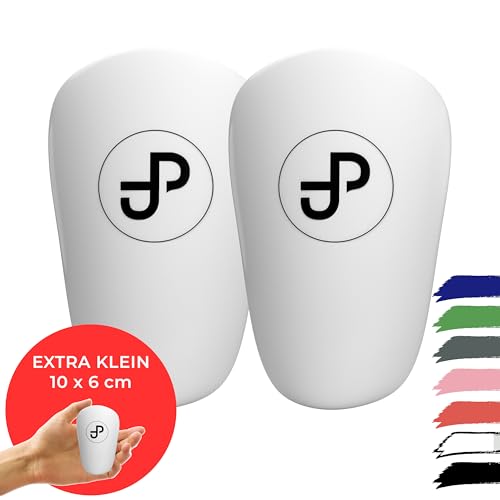 JDP Mini Schienbeinschoner, extra kleine Schienbeinschoner Fußball Herren, Anti-Rutsch Mini Schienbeinschoner Kinder Fussball, Schienbeinschoner klein, Schienbeinschoner für Fußball 10x6 cm, weiß JDP Mini Schienbeinschoner, extra kleine Schienbeinschoner Fußball Herren, Anti-Rutsch Mini Schienbeinschoner Kinder Fussball, Schienbeinschoner klein, Schienbeinschoner für Fußball 10x6 cm, weiß von jdp