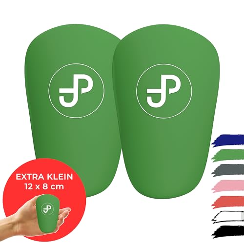 JDP Mini Schienbeinschoner, extra kleine Schienbeinschoner Fußball Herren, Anti-Rutsch Mini Schienbeinschoner Kinder Fussball, Schienbeinschoner klein, Schienbeinschoner für Fußball 12x8 cm, grün JDP Mini Schienbeinschoner, extra kleine Schienbeinschoner Fußball Herren, Anti-Rutsch Mini Schienbeinschoner Kinder Fussball, Schienbeinschoner klein, Schienbeinschoner für Fußball 12x8 cm, grün von jdp