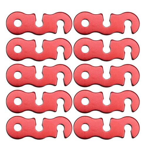 jdstty 10Pcs Camping Zelt Seil Teller Guy Seil Spanner rutschfeste Zelt Seil Schnur Teller Für Zelt Seil Schnalle Teller von jdstty