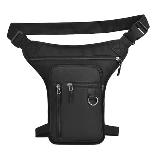 jdstty Outdoor-Oberschenkeltasche für Damen und Herren, Hüfttasche, Motorrad, Fahrt, Crossbody, Umhängetasche, wasserabweisend, Oberschenkeltasche von jdstty