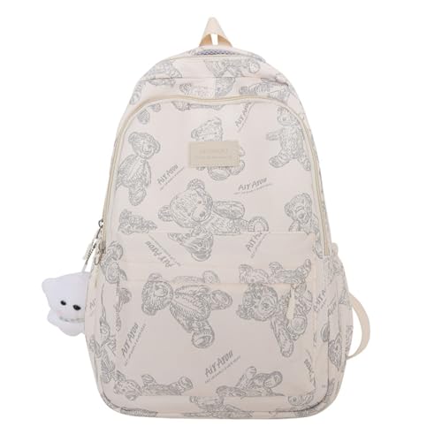 Damen Rucksack Mädchen Laptop Rucksack Schüler Schulrucksack Große Kapazität Reiserucksack Nylon Tagesrucksäcke Für Den Alltag von jebyltd